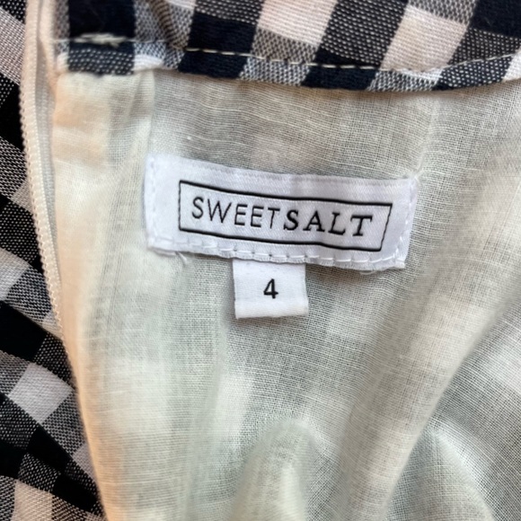 Sweet Salt Knotted Waist Gingham Dress - Picture 7 of 12